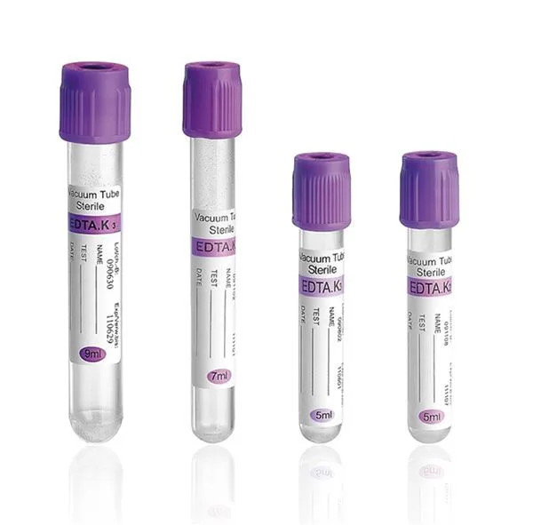 Glass Pet Vacuum Blood Collection Tube EDTA K3 Tube