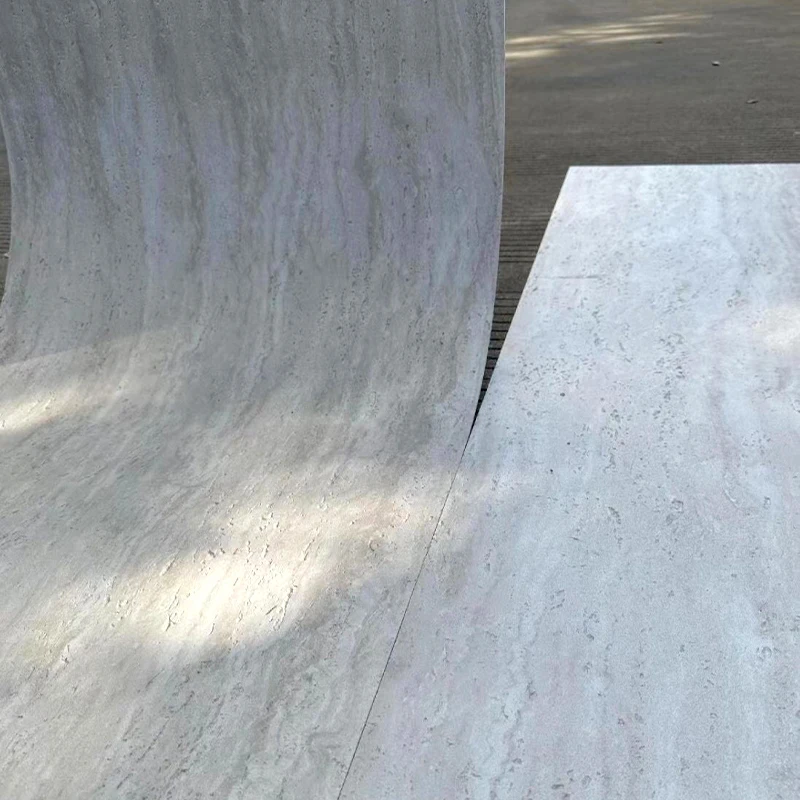 MCM Soft Porcelain Panel Soft stone Ceramic Tile Flexible Clay Panel 3D Travertine Stone exterior wall cladding