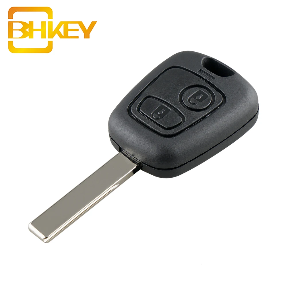 2 Buttons 433 mhz ID46 Chip HU83 Blade Fob Remote Car Key For Peugeot 307 Citroen C1 C2 C3 Auto Parts