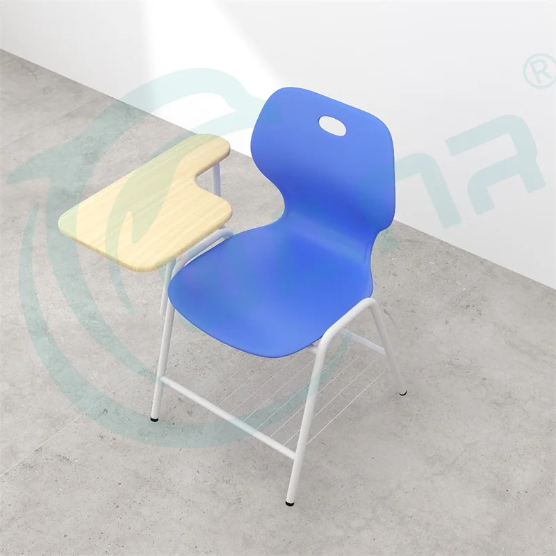 Hot Sale  International School Furniture Connected Wooden Metal Classroom Double Table and Chair School Desk Bench