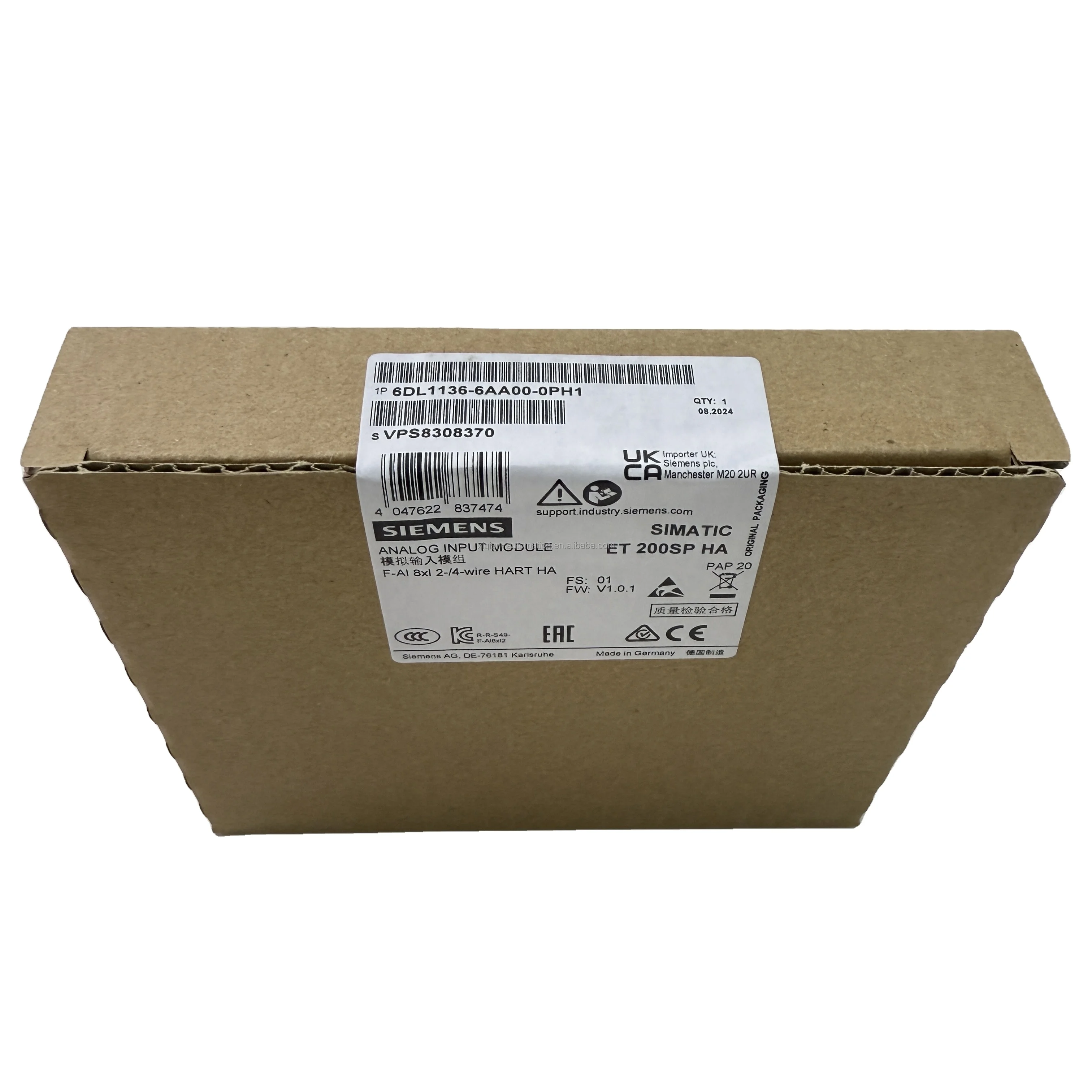 Good Price SIEMENS SINAMICS V90 400V FSB Module 3 AC 2.0/2.5kW Servo Motor Drive 6SL3210-5FE12-0UA0