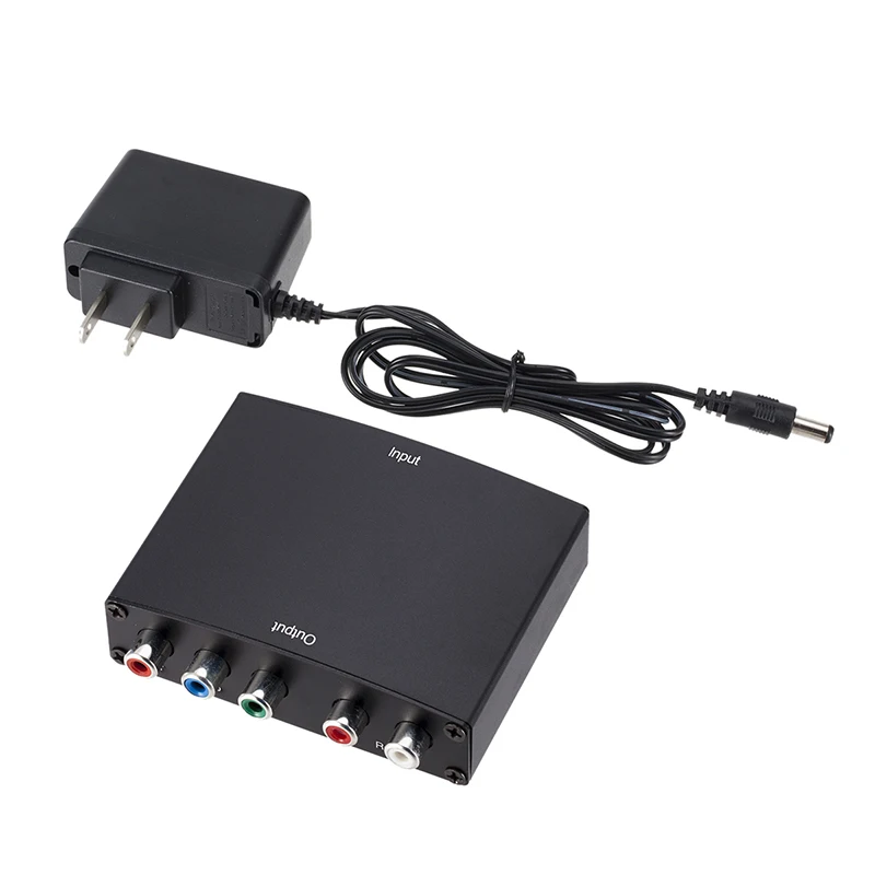 HDMI Converter to 5RCA (YPbPr)  720P /1080P for multimedia HDMI to YPbPr Component 5RCA (YPbPr) + Analog Audio(R/L) RAC