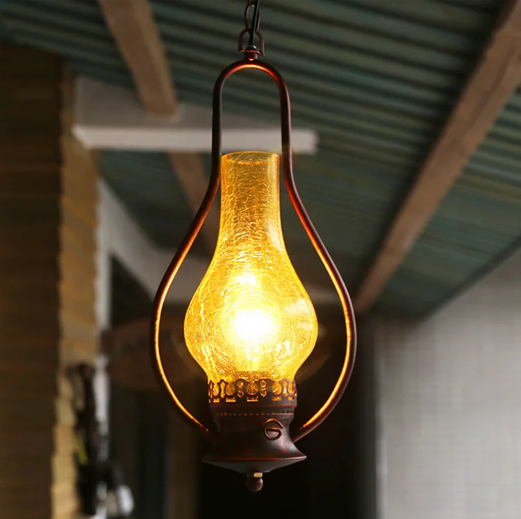 Современные антикварные винтажные декоративные электрические круглые стеклянные керосиновые лампы для ресторанов