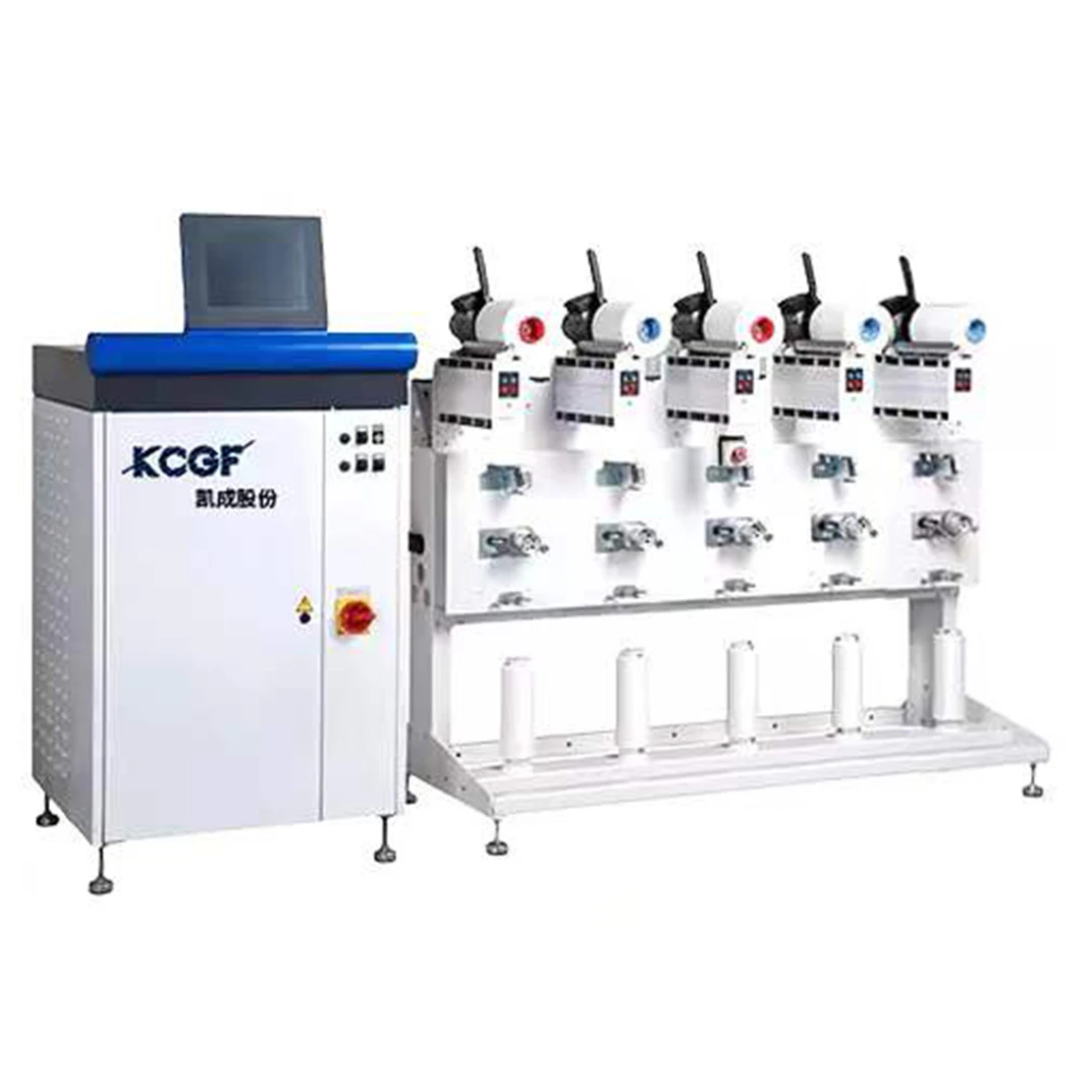 KC212 electronic digital display bobbin winder automatic yarn cone winding machine price