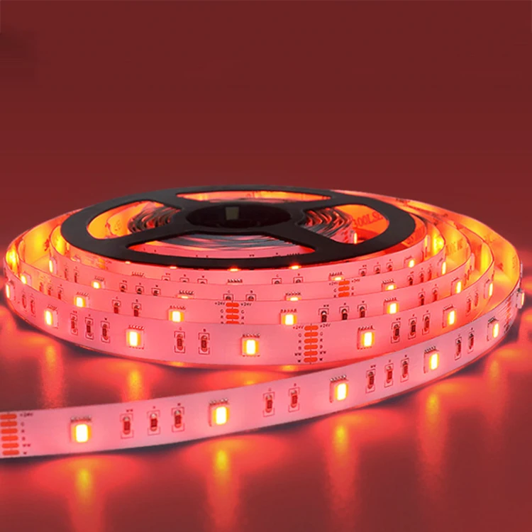 Гибкая светодиодная лента RGB высокой яркости IP20 24 в 5050 60 шт. 14,4 Вт/м SMD 5050 Светодиодная лента