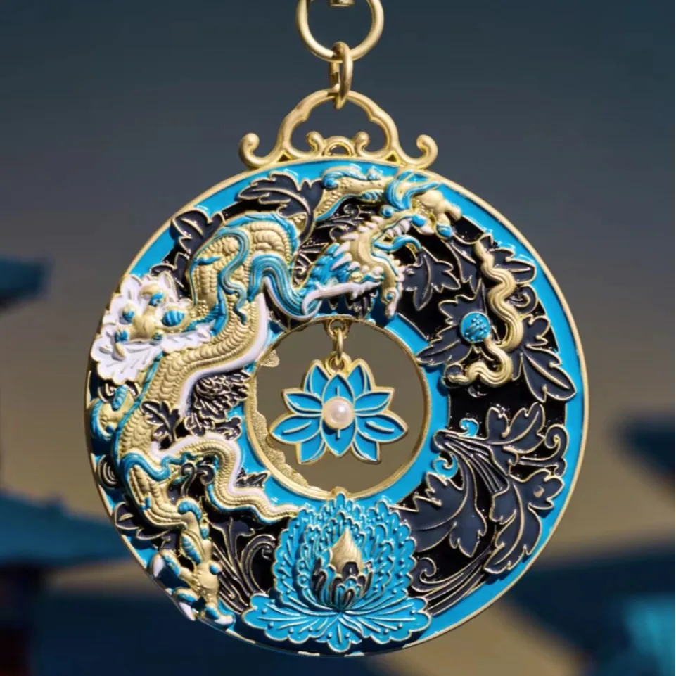 Custom Antique Imitation Commemorative Coin Enamel Pin UV  Printing Die Casting Technique