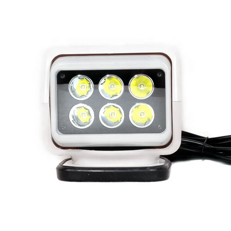 Remote Control 12V 30W Boat Spot LED Marine Search Light For Boat Ship Yacht