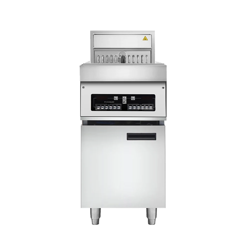 Безопасная и энергосберегающая электрическая дешевая фритюрница автоматическая с фритюрницей шариками