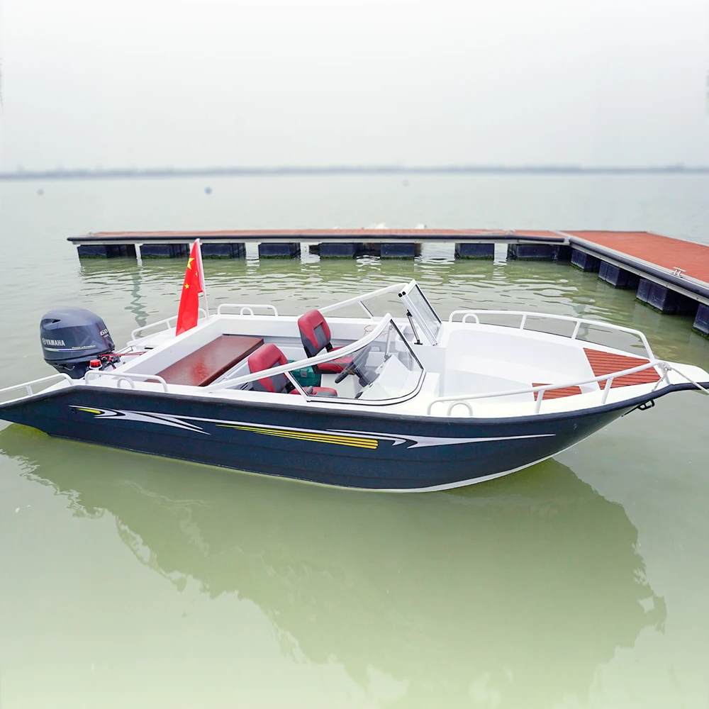 Factory Hot Sale 16 ft speed boats wholesale speed boats for water sports outboard engine speed boat for sale