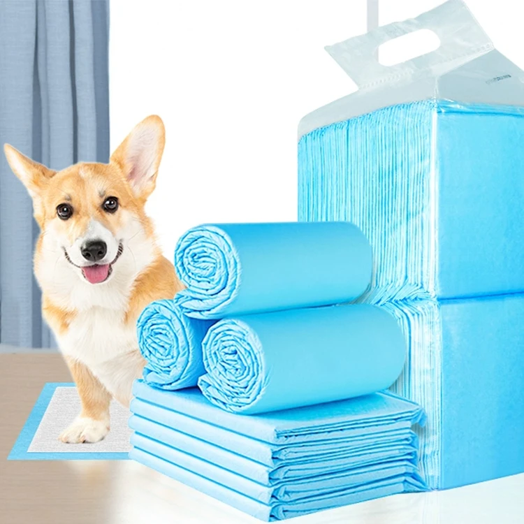 2024 Disposable Dog Pee Pad Cloth Training Puppy Pads for Pet Cleaning & Grooming