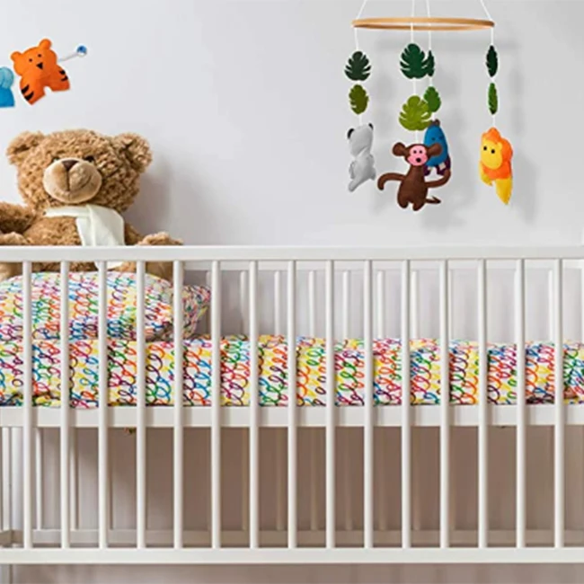 Лидер продаж, подвесной мобиль для детской кроватки на заказ, милые ветряные колокольчики на продажу