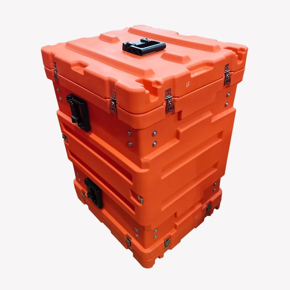 Hard Plastic Cases 12U Waterproof Shockproof Amp Flight Case 19 Inch Technics Computer Laptop Flight Rack Mount Case