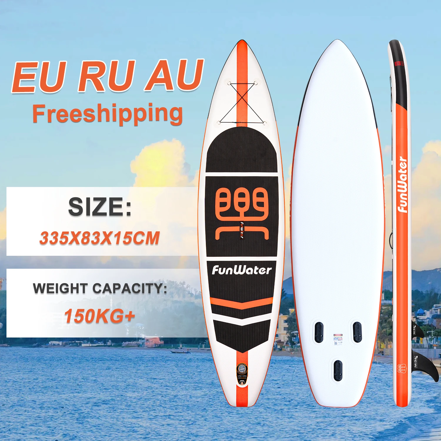Fly Eagle Factory Direct Good Price Durable Inflatable Stand-Up Paddle Board for Surfing Fishing High Quality Inflatable SUP