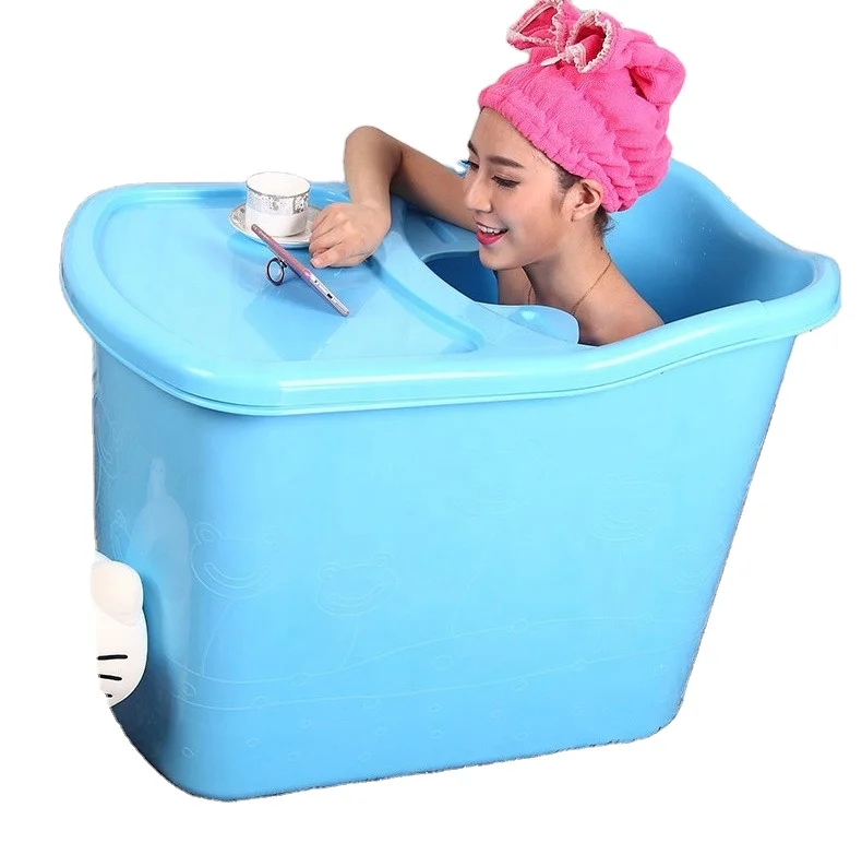 2020 New Mini Plastic bath tub PP portable bathtub for adult
