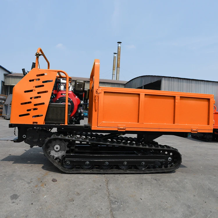 hot sale  High horsepower Orchard Dump Trucks mini crawler transport vehicle