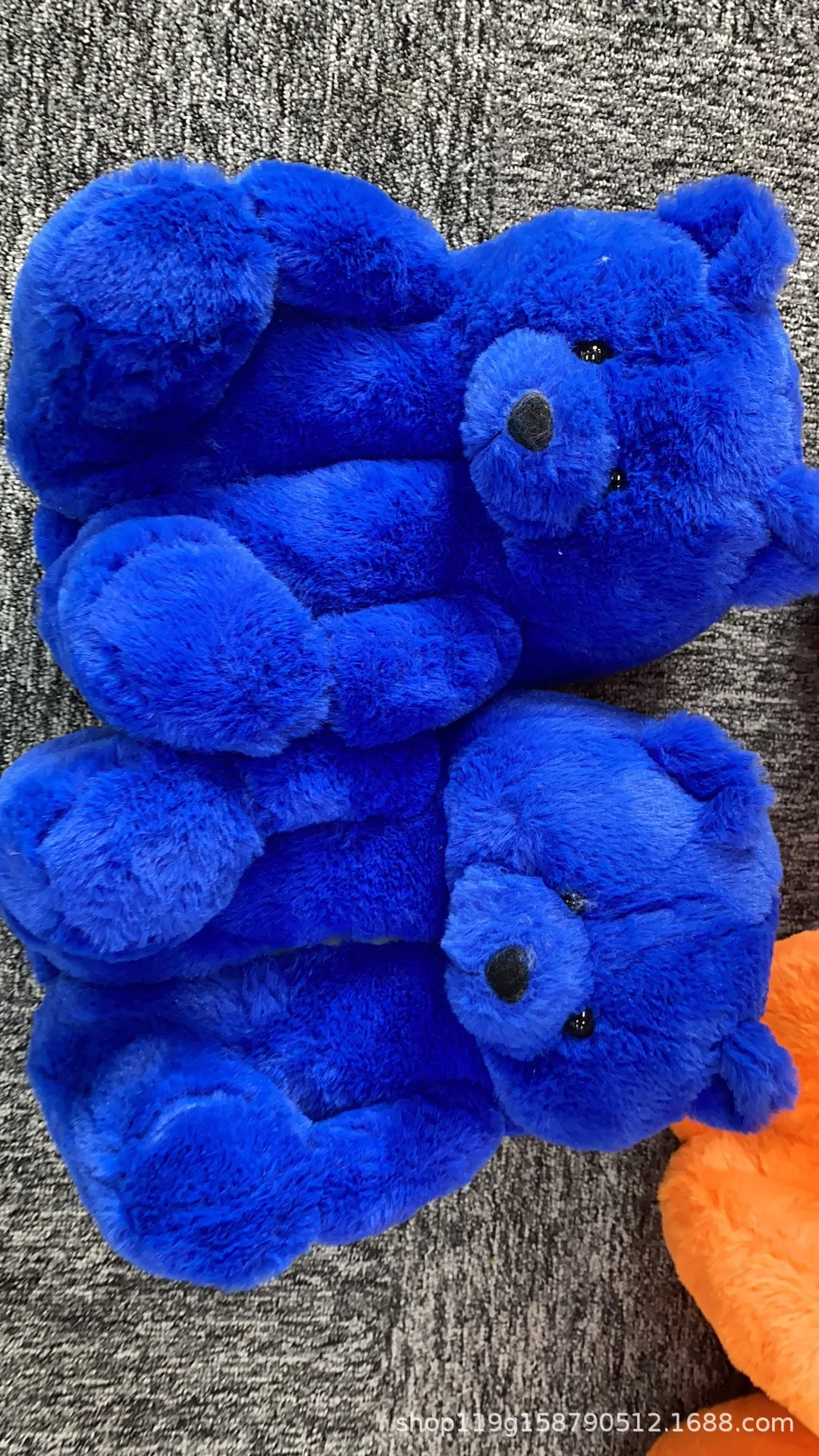 
NEW COLOR furry women Teddy Bear Slippers Women Fuzzy Teddy Bear House Slippers teddy bear slippers 