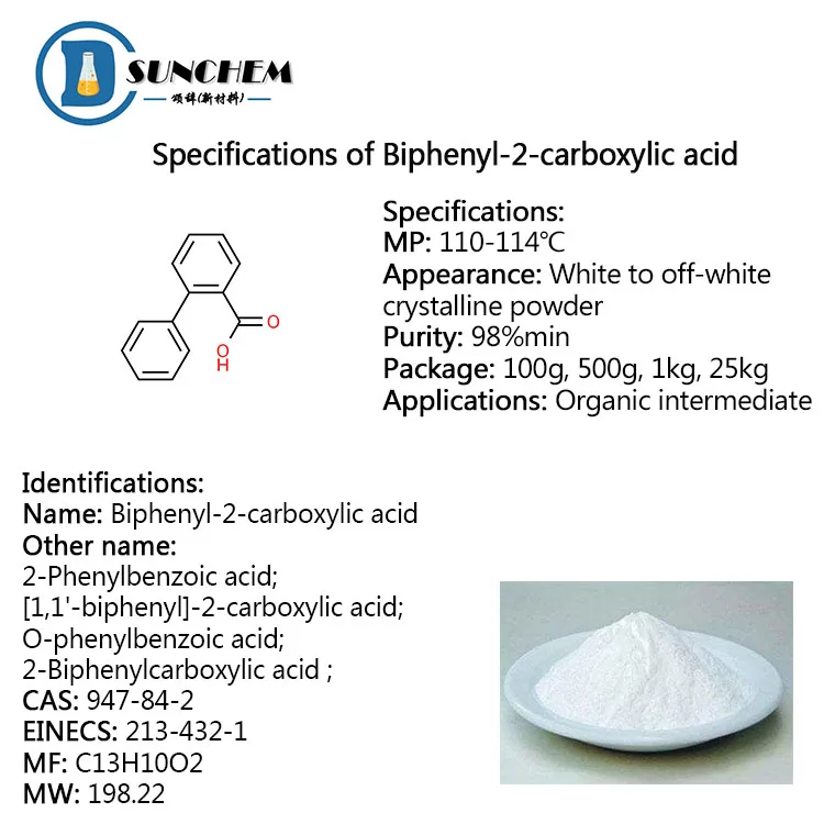 Высокое качество Biphenyl-2-carboxylic кислота CAS