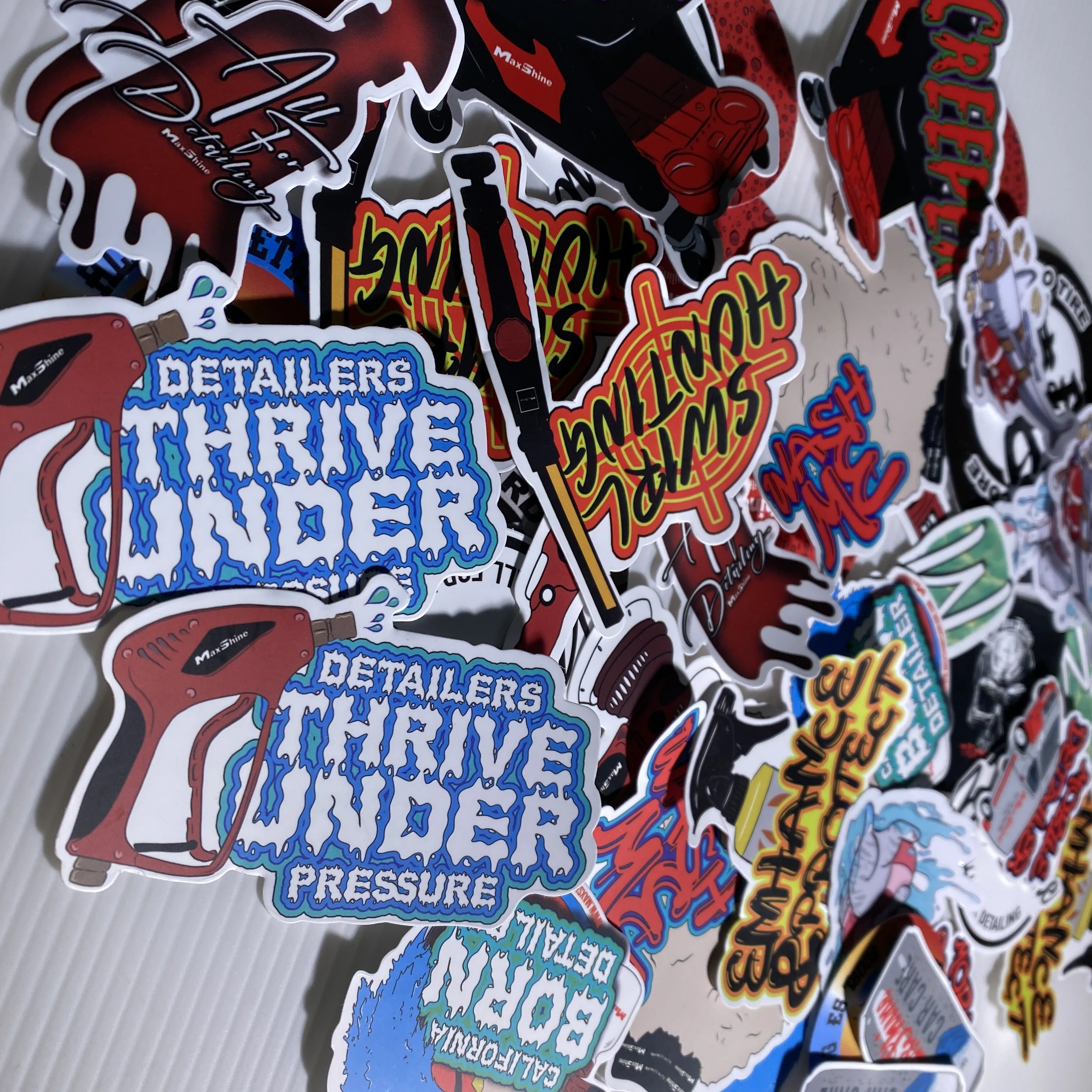 Customised business logo stickers custom printing waterproof for car