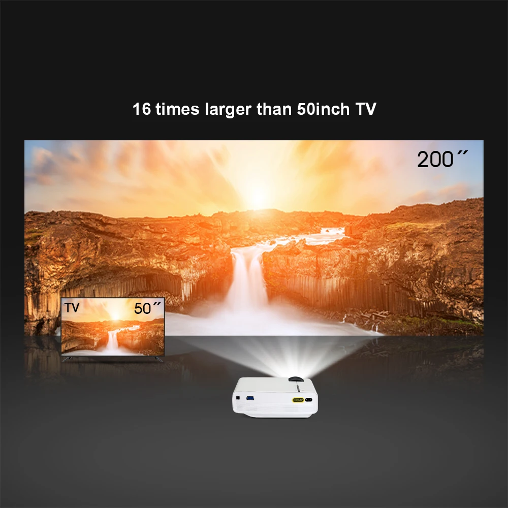 
BYINTEK K1 update Best selling Mini Led Projector For Home Theater 