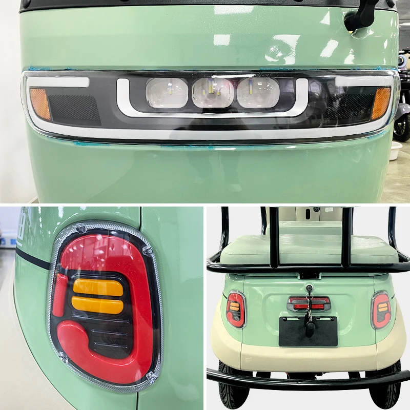 Chinese manufacturer Mini 800W Cargo Ebike 3 Wheel Passenger Electric Tricycle Scooter Three Wheel Electric Bike With Roof