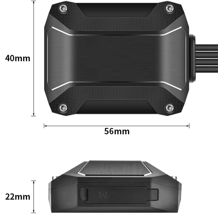 1080P Dual Lens GPS WiFi Camera Dash Recorder Vehicle DVR Motorcycle Car 24-hour Parking Monitor Black Box Motor Video Recorder