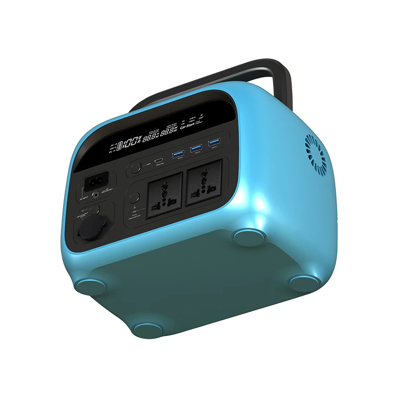 600W 592Wh Support Solar Panel Portable Battery Power Bank Station Portable Power Station Case Portable Power Station