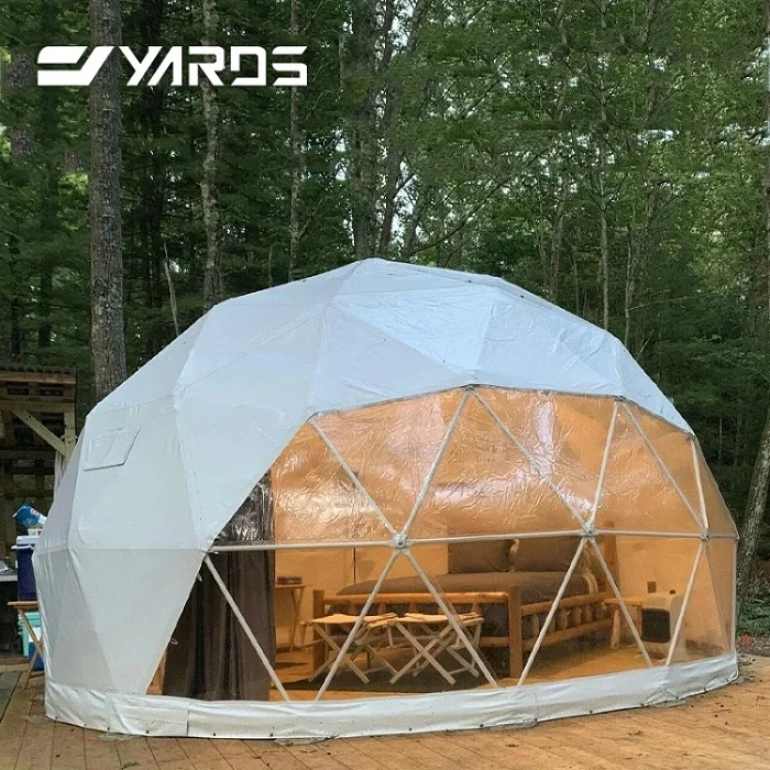 Горячая Распродажа геодезическая купольная палатка прозрачная Igloo для