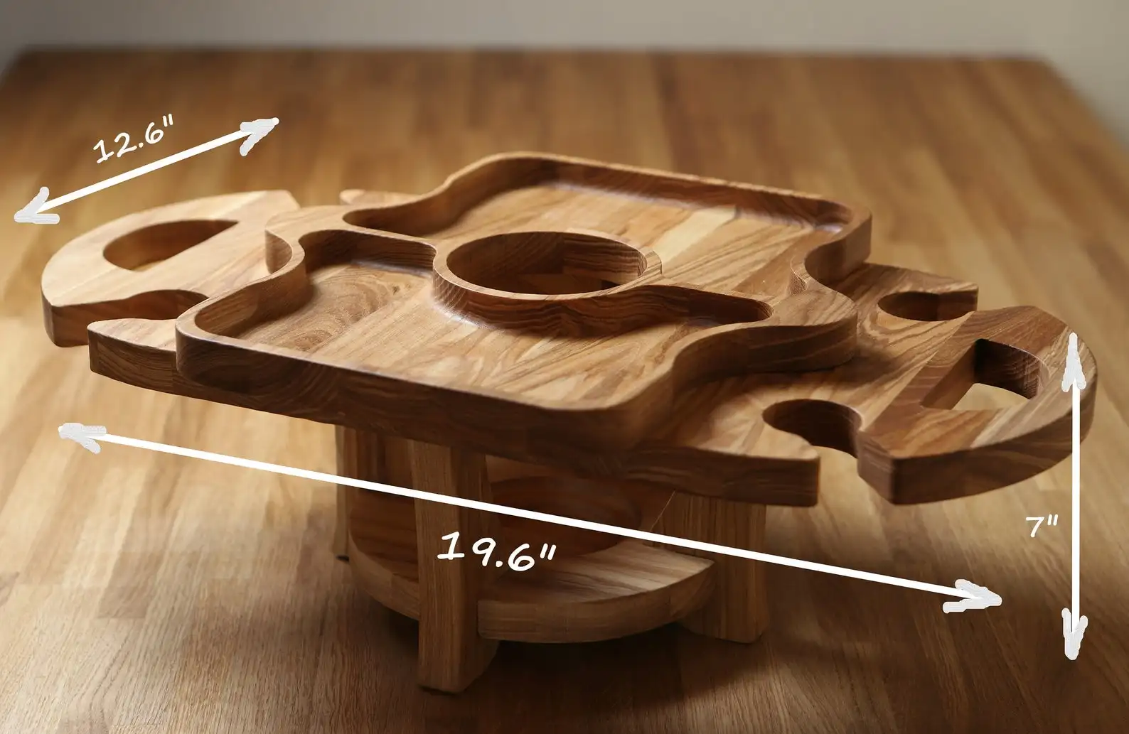 2 Tiered party wooden Tray
