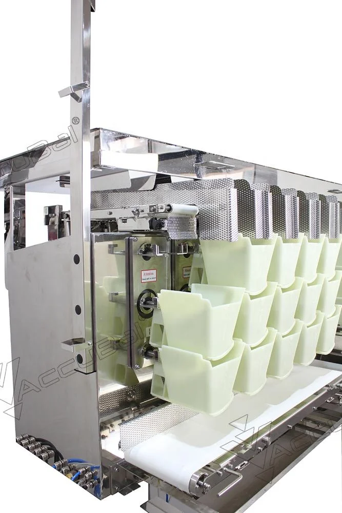 conveyor belt feeding weighing and packaging machine for fresh meat, frozen shrimp, rice