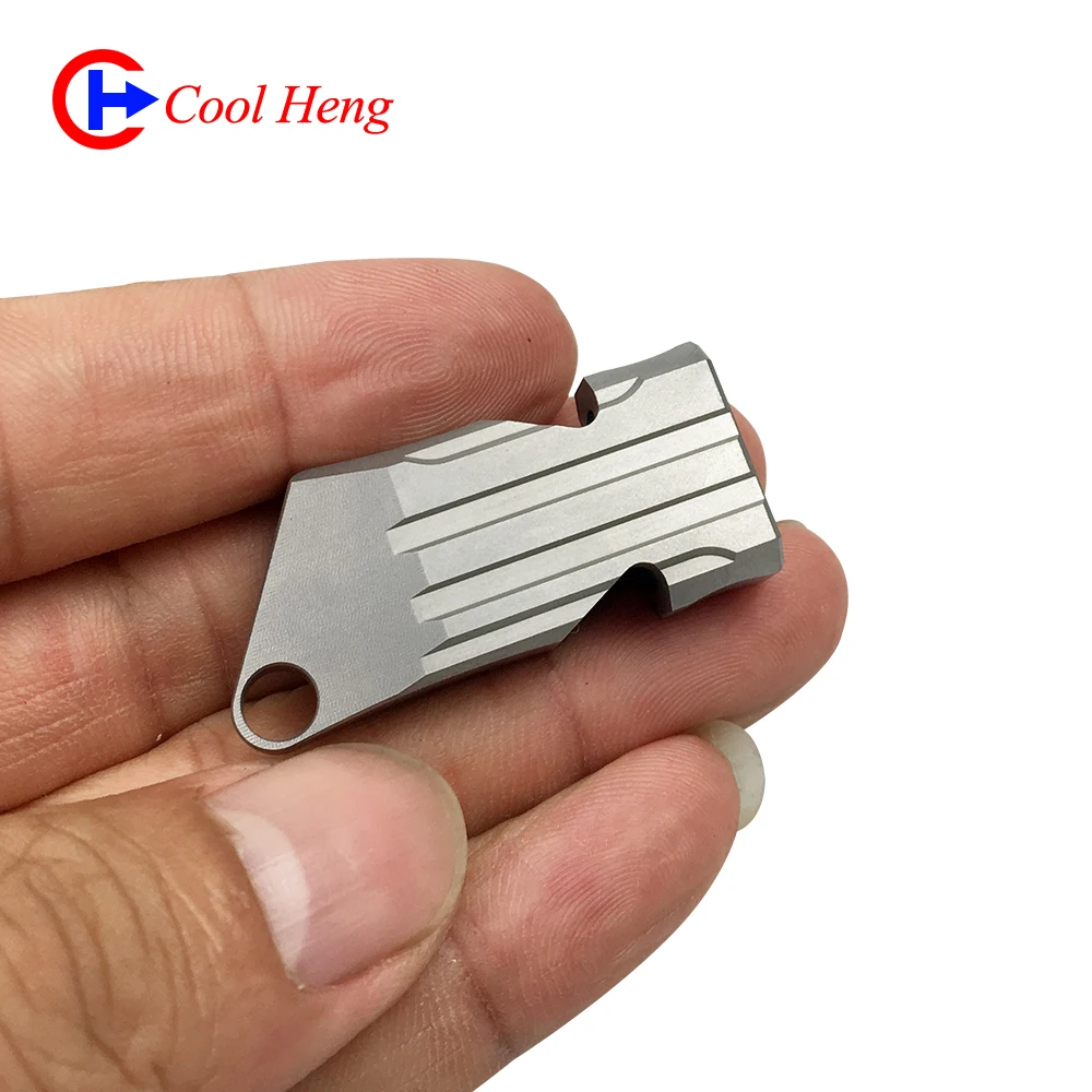 EDC Key Ring Necklace Hanger Cheerleading training whistle Titanium Alloy High Frequency Dual Tube Survival Whistle