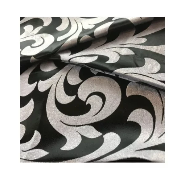 
China Supplier keqiao made fabric 100% polyester home textile jacquard blackout fabric 