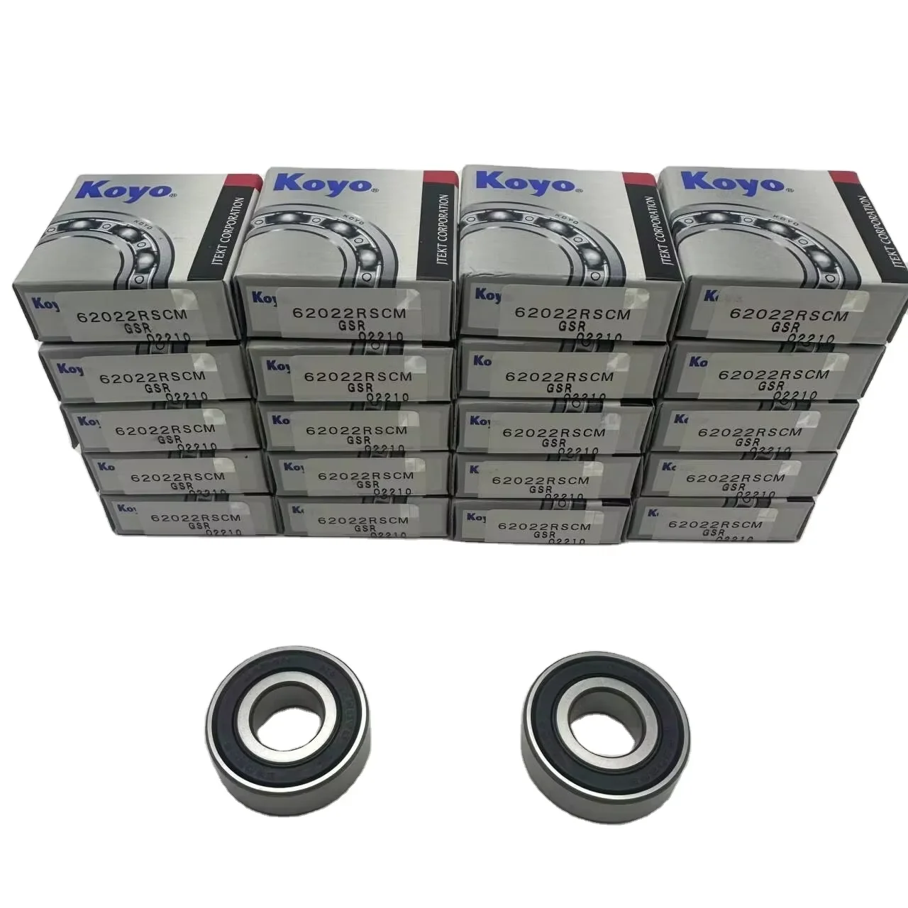 Long life cheaper price 62022RSCM 6202 Bearing Original Japan Koyo Bearing Steel cage Deep Groove Ball Bearings for Motor