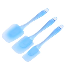 Онлайн розничная продажа 2022, Лидер продаж, кухонные инструменты для выпечки, термостойкие, не содержит Бисфенол А, 3 шт., набор силиконовых шпателей, набор кухонной утвари с ручкой
