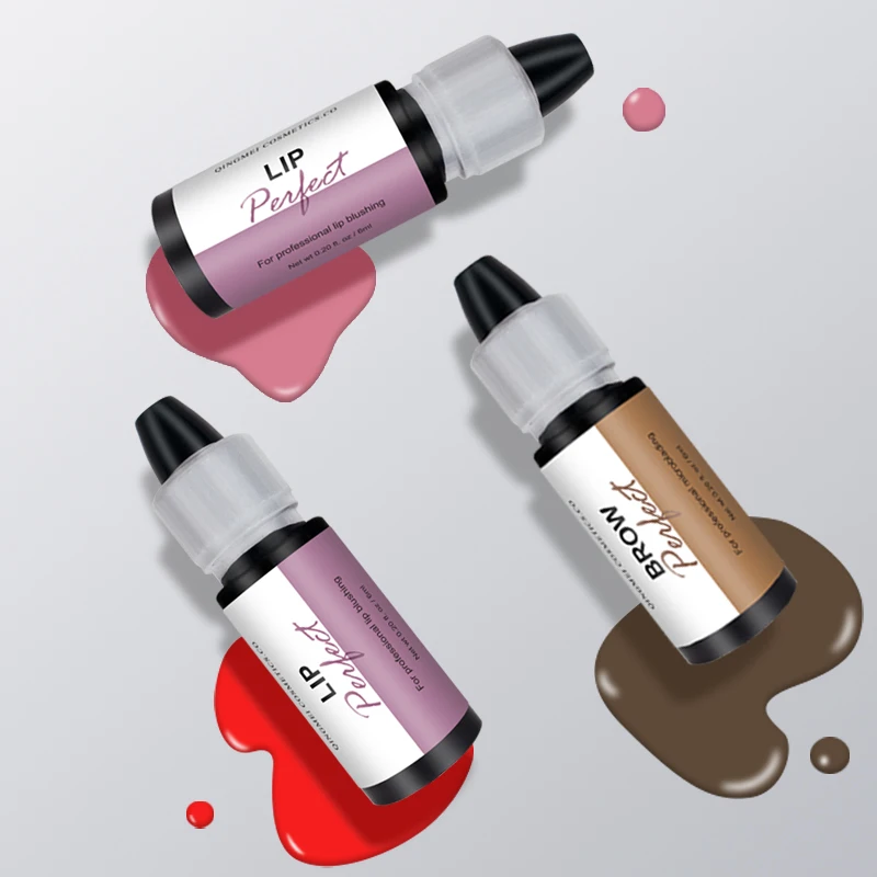 Private Label Microblading Pigments Eyebrows Tattoo Eyebrows Permanent Makeup Tattoo Color Ink Eyebrow Inks