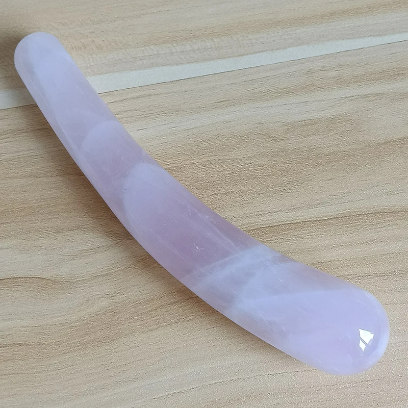 Оптовая продажа, натуральный черный обсидиан, белый нефрит, небольшой изогнутый камень, Кристальный кварцевый массажер, палочки Yoni
