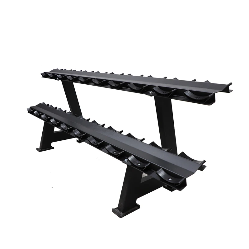 Commercial Gym Equipment  Dumbbell Stand two Tier 10 pair Dumbbell  Rack for gym