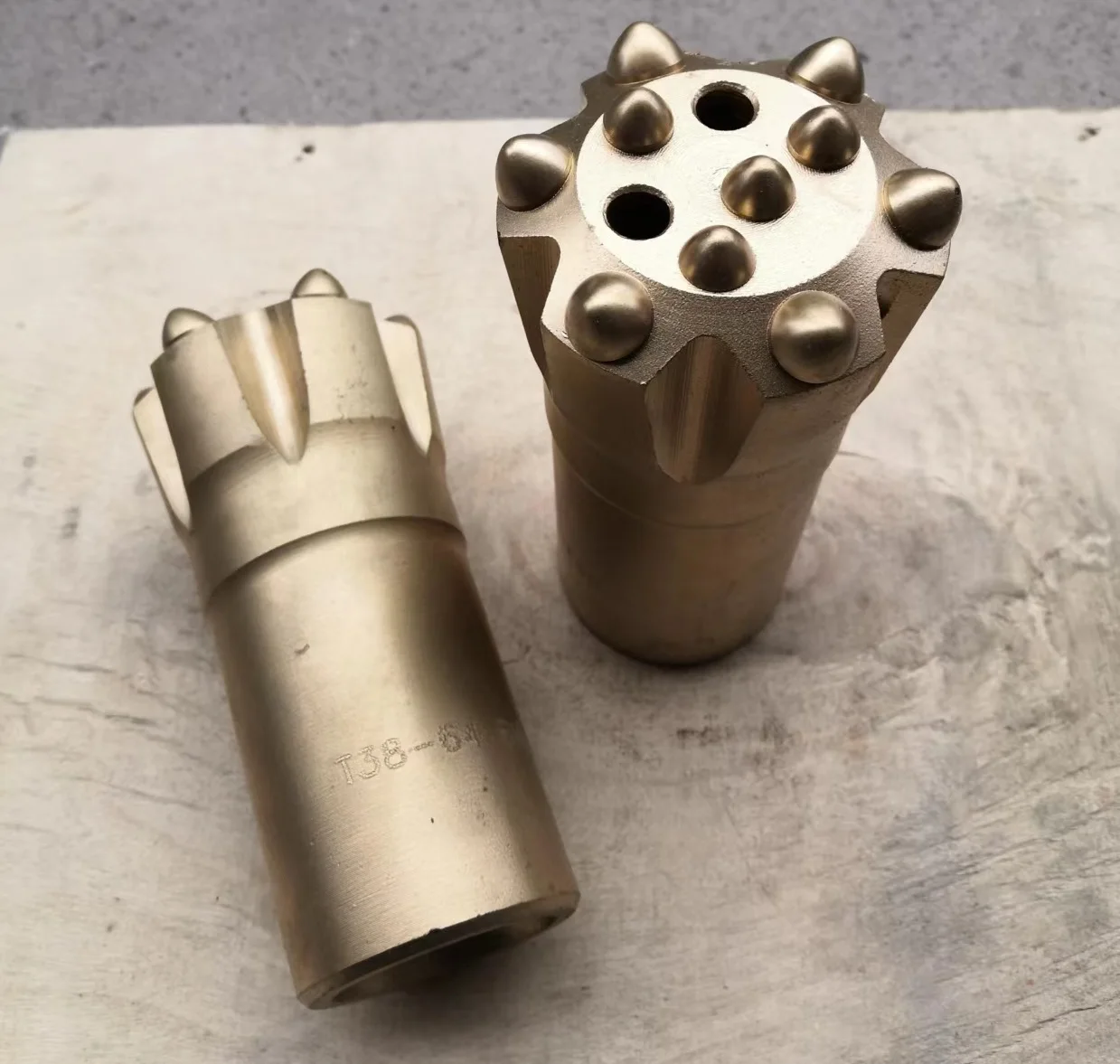 threaded button shank drill bits