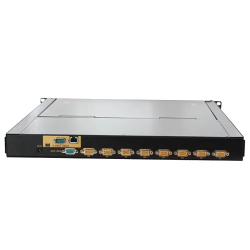 Chinese cheap 4 port VGA kvm over ip with 1U Rackmount  KVM Drawer with kvm cable switch
