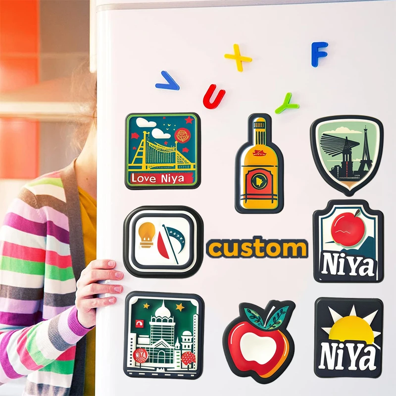 Christmas Germany Blank Sublimation Magnet Fridge Customize Japan Switzerland Souvenir Greece Cartoon Cheap Fridge Magnets