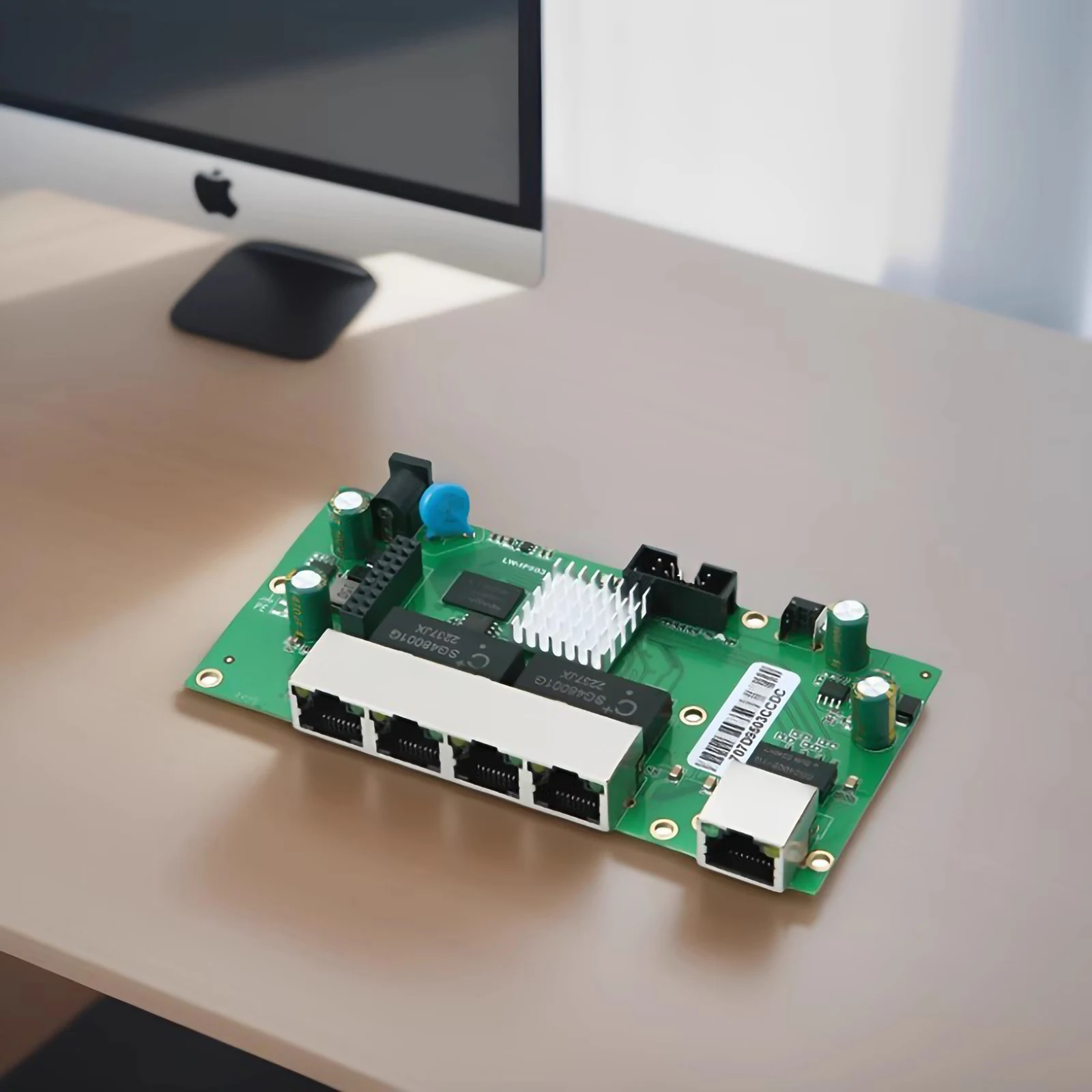 Industrial PoE Router Module 100/1000M Wired Network POE 48V Standard Gigabit Ethernet Router Switch PCB