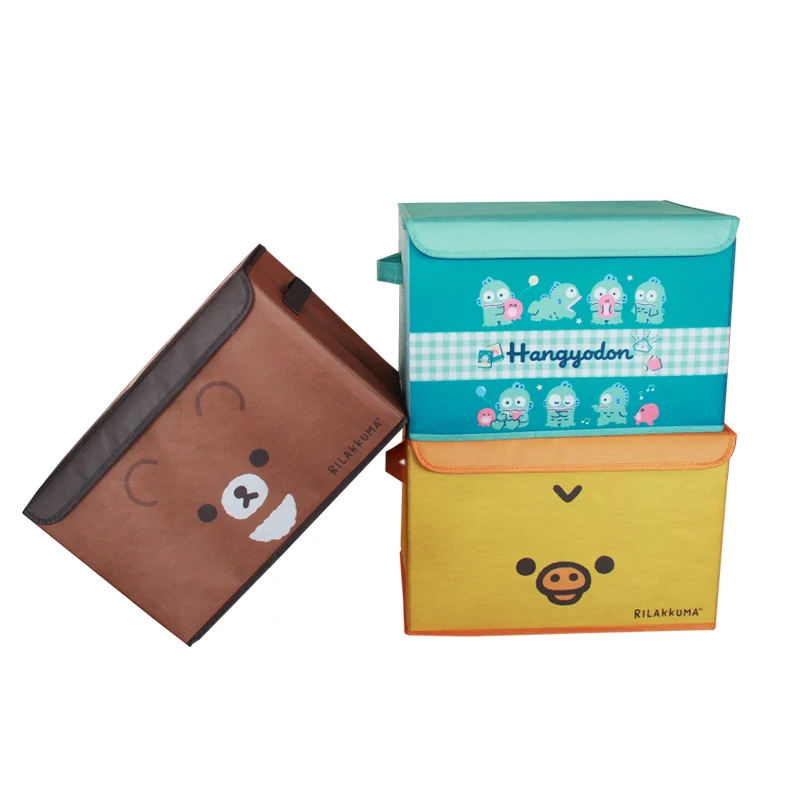 Wholesale Foldable Kids Cloth Fabric Storage Luxury Collapsible Large Toy Storage Box & Bins with Lid