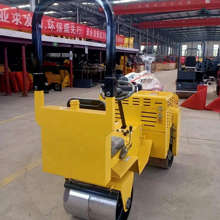 Factory price ride-on road roller double drum road roller for sale