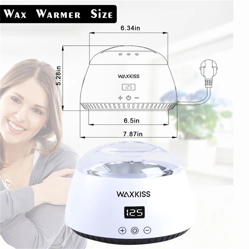 Best Selling 500cc Portable Wax Warmer Hair Removal Quick-Heating Paraffin Depilatory Wax Heater Machine For Salon