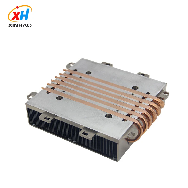 OEM Custom High-Power Aluminum LED Profile Heat Pipe Heat Sink for Heat Dissipation and Cooling in Spot Lighting