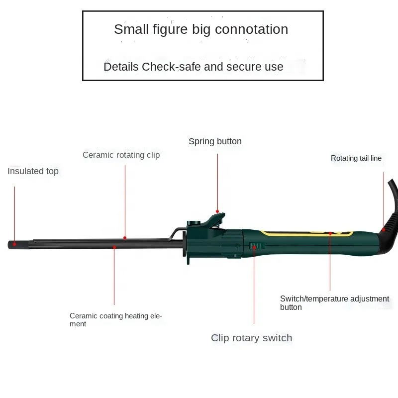 stylish wholesale salon hair curler with ceramic coating high quality