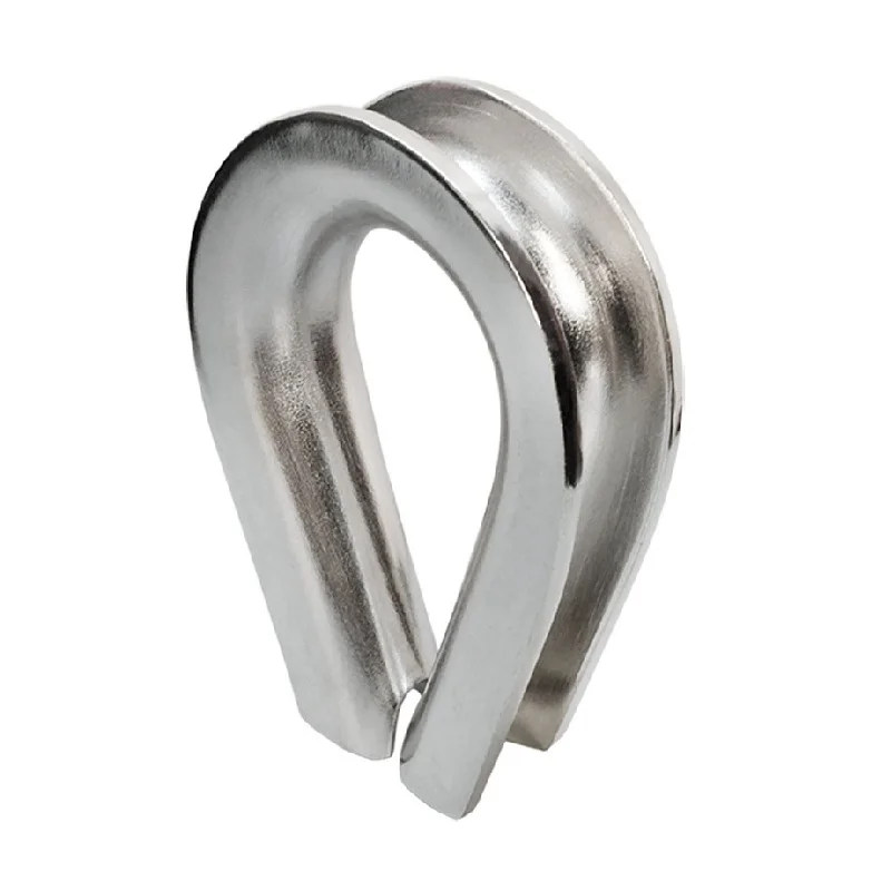 Factory Customized size Stainless Steel 304/316 Cable Thimble Wire Rope Thimble