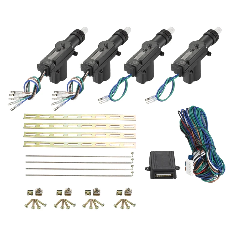 Система центрального замка с заклепочными приводами пистолета