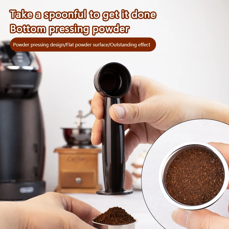 Suitable for Nestle Dolce Gusto Vertuo Coffee Capsule Shell Dual Use New PP Spoon Coffee Powder Pressing Spoon One Spoon Dual Us