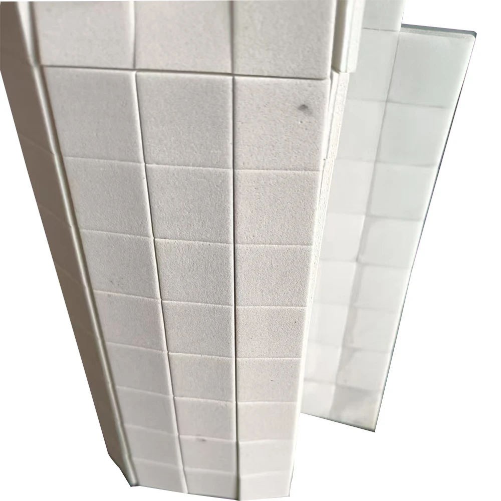 Hot Selling Glass Protecting Cork Cling Foam On Rolls Self Adhesive Square Cork Spacers Pads