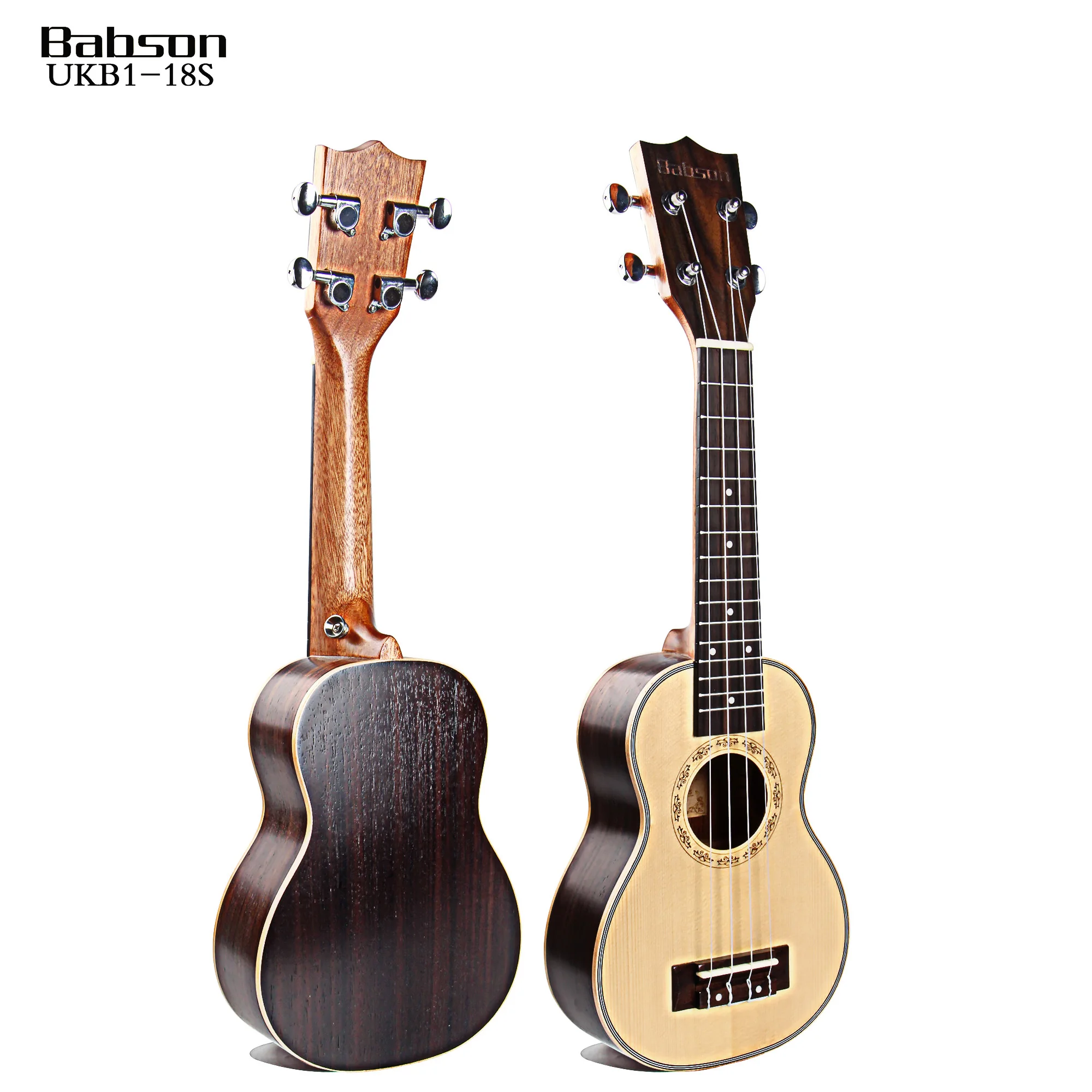 2022 Hot Sale Guitar Ukulele OEM 21inch Solid Spruce Top With Rosewood Back Ukulele Wholesale